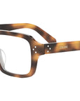 CELINE 3 Dots Classic Havana Rectangular Eyeglasses