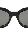 CELINE 3 Dots Shiny Black Butterfly Sunglasses