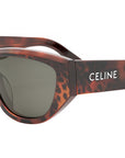 CELINE Monochroms Leopard Print Cat eye Sunglasses