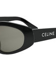 CELINE Monochroms Black Geometric Sunglasses