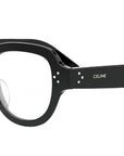 CELINE 3 Dots Black Geometric Eyeglasses