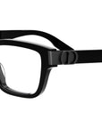 CD IconO S1I Black Geometric Eyeglasses