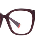 AKA Red Geometric Eyeglasses