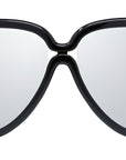 Wave Mask Black Pilot Sunglasses