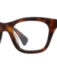 Boke Flower Havana Geometric Eyeglasses