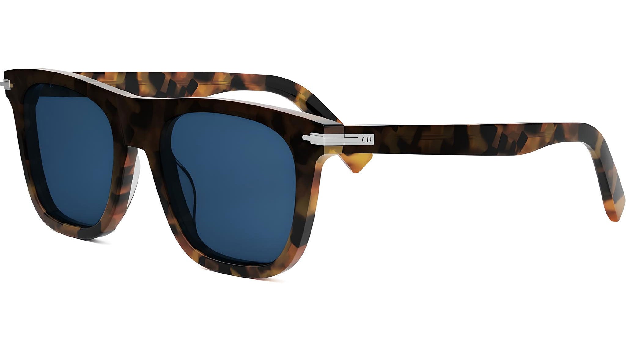 DiorBlackSuit S13I Havana Square Sunglasses