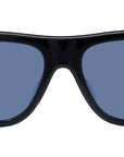 1970 Black Geometric Sunglasses