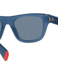 AKA Blue Geometric Sunglasses