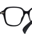 Boke Flower Black Square Eyeglasses