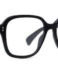 Boke Flower Black Square Eyeglasses