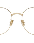 Boke Flower Yellow Round Eyeglasses