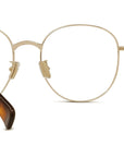 Boke Flower Yellow Round Eyeglasses