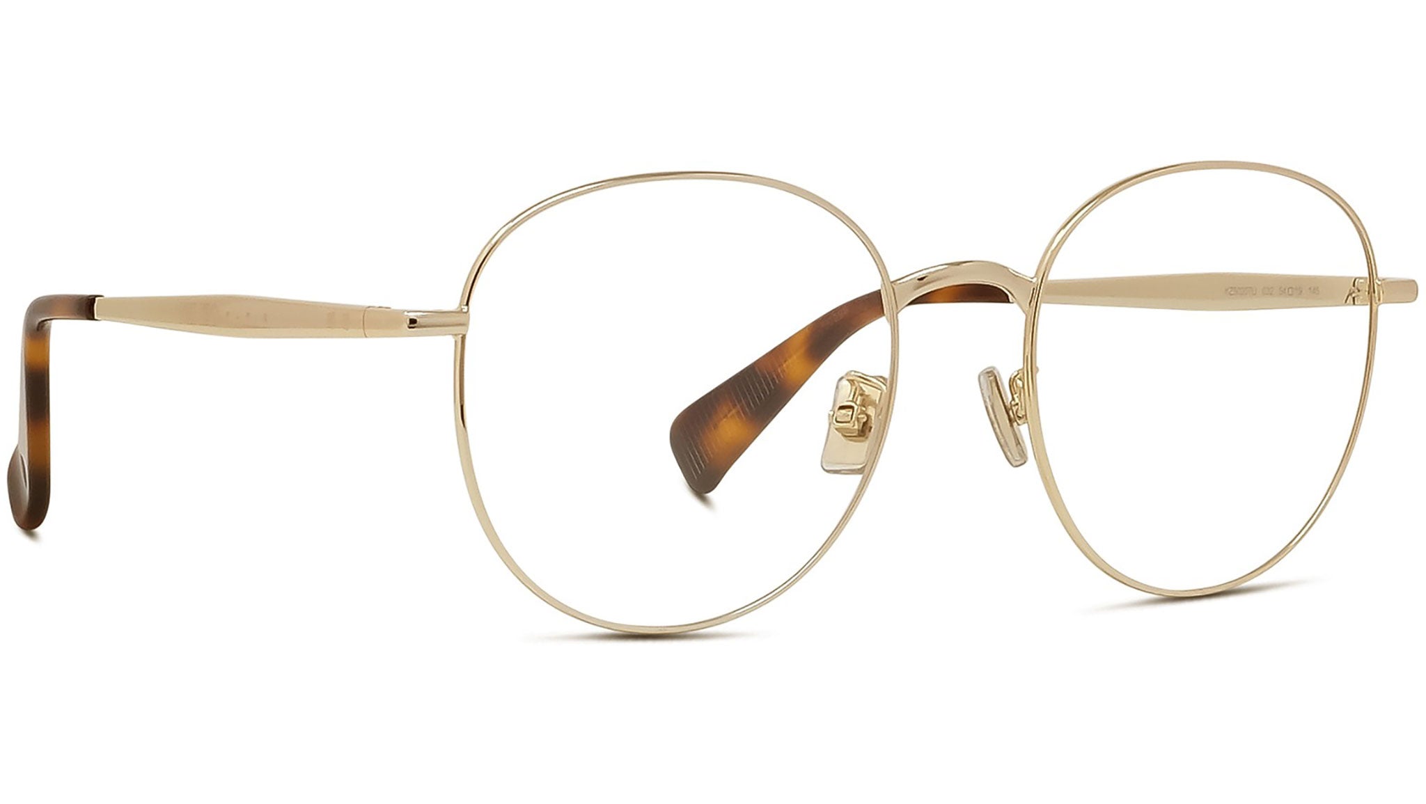 Boke Flower Yellow Round Eyeglasses