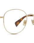 Boke Flower Yellow Round Eyeglasses