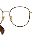 Boke Flower Yellow Round Eyeglasses