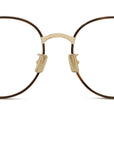 Boke Flower Yellow Round Eyeglasses