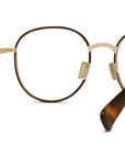 Boke Flower Yellow Round Eyeglasses