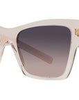 Plumetis Pink Geometric Sunglasses