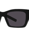 Plumetis Black Geometric Sunglasses