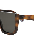 Fendi Way Havana Square Sunglasses