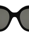 Fendi Roma Black Round Sunglasses