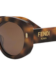 Fendi Roma Havana Round Sunglasses