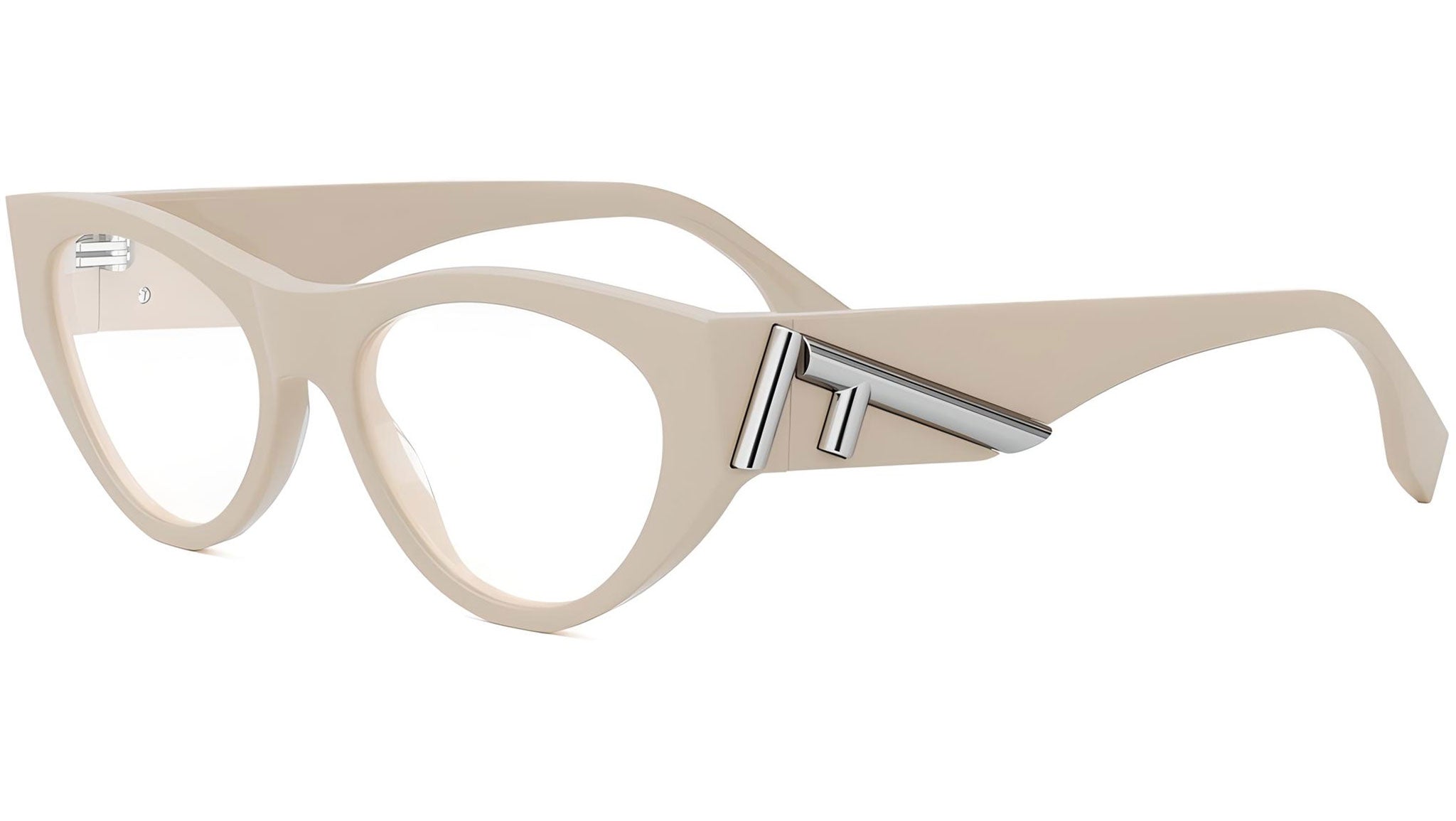 Fendi First Ivory Cat Eye Eyeglasses