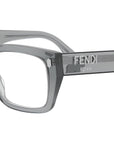 Fendi Roma Grey Square Eyeglasses