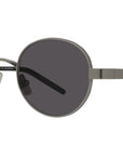 G Ride Silver Round Sunglasses