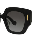 Anagram Black Geometric Sunglasses