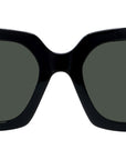 Pearl Black Square Sunglasses