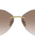 Serpenti Light Gold Cat Eye Sunglasses