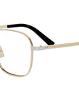 CD DiamondO S7U Yellow Geometric Eyeglasses