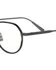 DiorBlackSuitO R3U Silver Round Eyeglasses