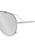 DiorBlackSuit A3F Silver Pilot Sunglasses