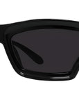 Paula's Ibiza Black Mask Sunglasses