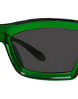 Paula's Ibiza Green Mask Sunglasses