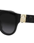 Lady 95.22 R3I Black Round Sunglasses