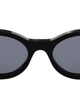 FF Diamonds Black Cat Eye Sunglasses