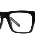 GV One Black Geometric Eyeglasses