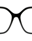 4G Black Geometric Eyeglasses