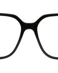 4G Black Geometric Eyeglasses