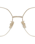 GV Speed Gold Geometric Eyeglasses