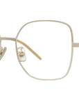 GV Speed Gold Geometric Eyeglasses