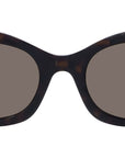 4G Dark Havana Oval Sunglasses