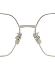 GV Speed Silver Geometric Eyeglasses