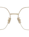 GV Speed Gold Geometric Eyeglasses