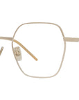 GV Speed Gold Geometric Eyeglasses