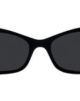 4G Liquid Black Cat Eye Sunglasses