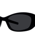 4G Liquid Black Cat Eye Sunglasses